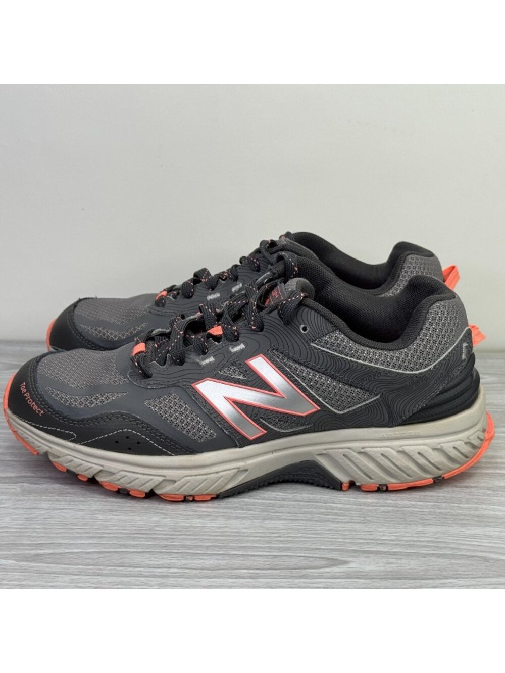 New Balance 510 v4 All Terrain Trail Shoes Womens 9 D Wide Running Gray WT510LS4